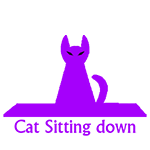 Cat Sitting Down shop